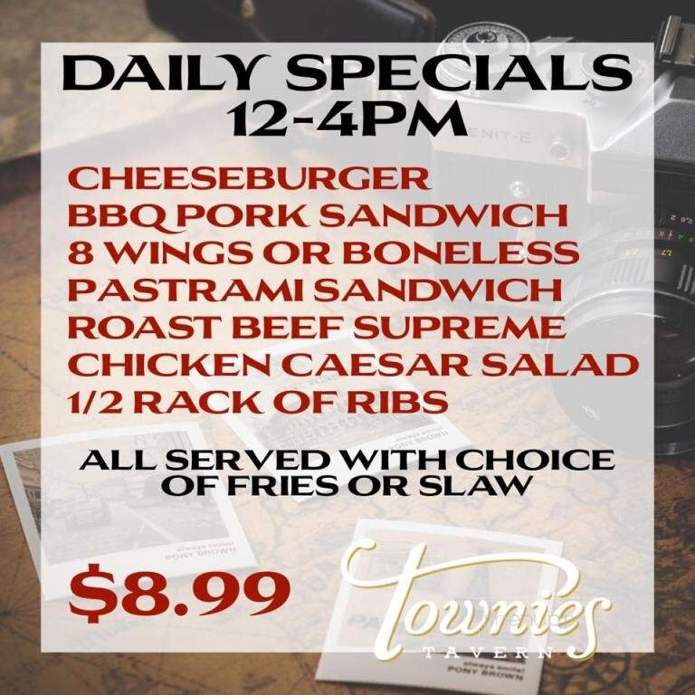 Townie's Tavern - Palm City, FL menu_pic