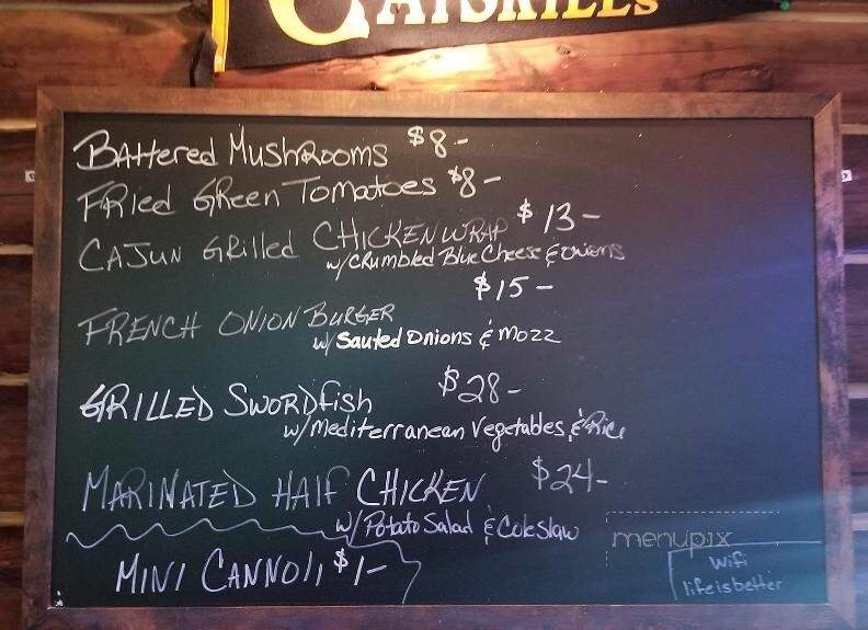 The Cabin at Hessinger-Lare - Jeffersonville, NY menu_pic
