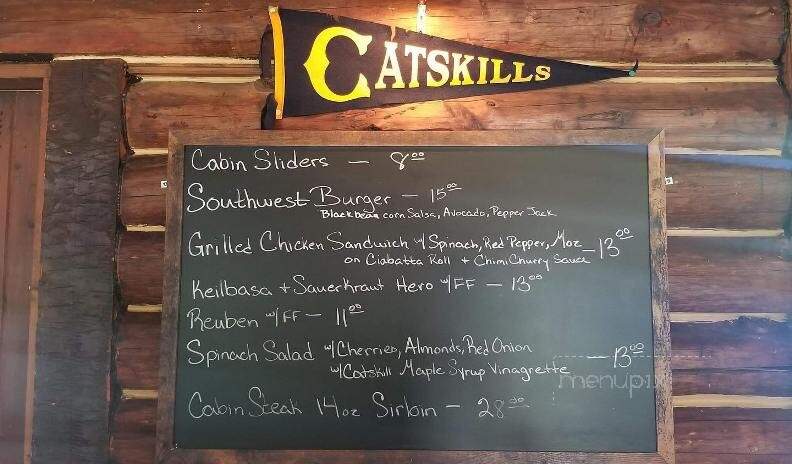 The Cabin at Hessinger-Lare - Jeffersonville, NY menu_pic