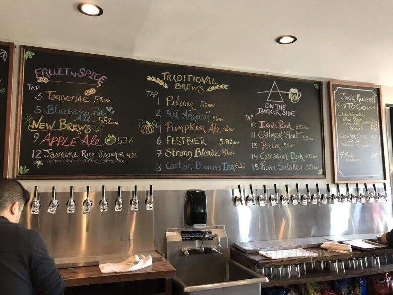 Jack Russell Farm Brewery & Winery - Camino, CA menu_pic