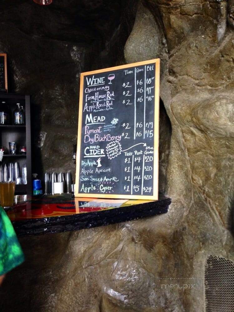 Jack Russell Farm Brewery & Winery - Camino, CA menu_pic