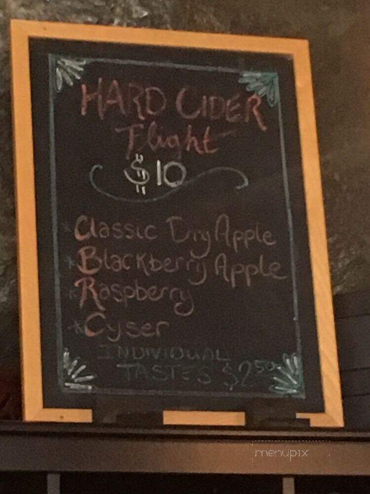 Jack Russell Farm Brewery & Winery - Camino, CA menu_pic