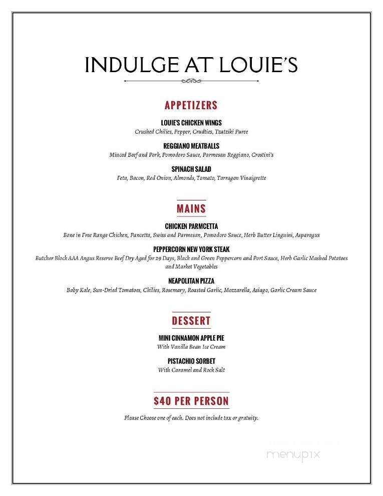 Louie's Steakhouse & Lounge - Nelson, BC