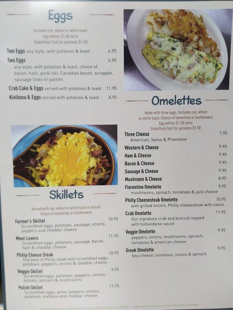 O'Grady's Family Restaurant - Phoenixville, PA menu_pic