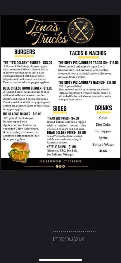 Tina's Trucks - Overland Park, KS menu_pic