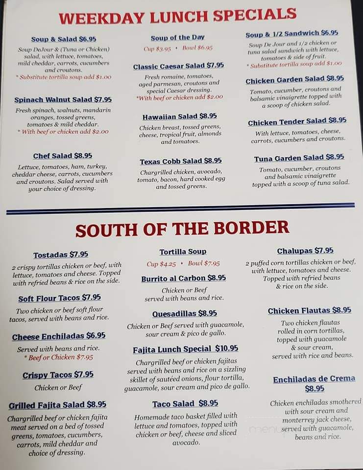 Brenham Grill - Brenham, TX menu_pic