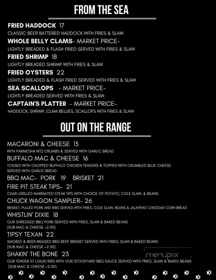 Sherman's Pit Stop - Wilton, NH menu_pic