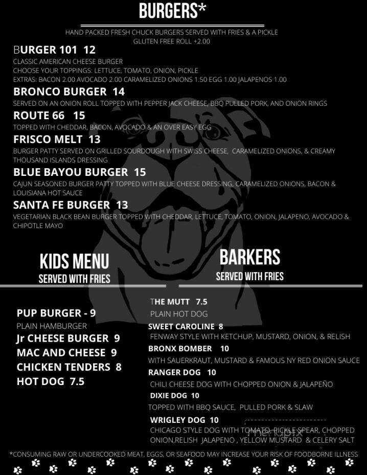 Sherman's Pit Stop - Wilton, NH menu_pic