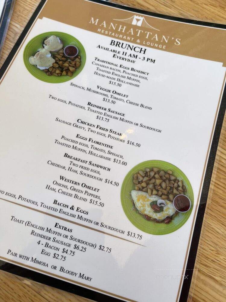 Manhattan Restaurant & Lounge - Anchorage, AK menu_pic
