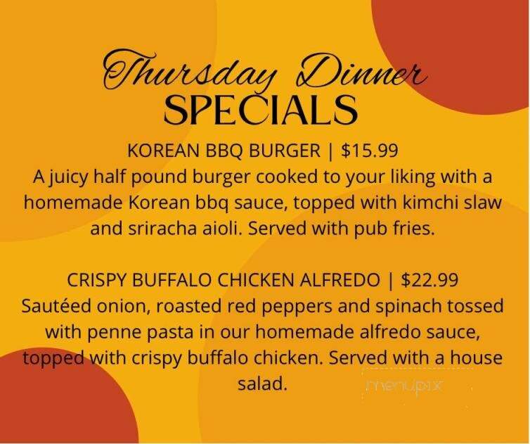 Westwood Restaurant & Pub - Westfield, MA menu_pic