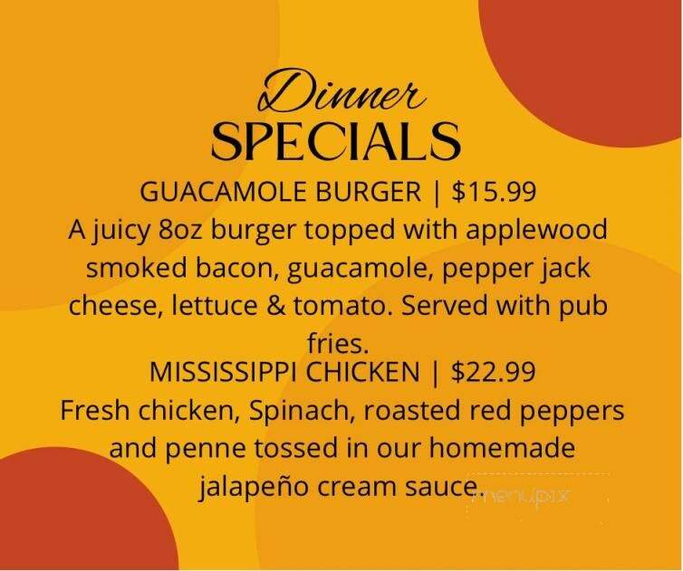 Westwood Restaurant & Pub - Westfield, MA menu_pic