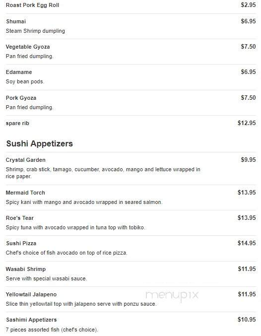 QQ Asian - Livingston, NJ menu_pic