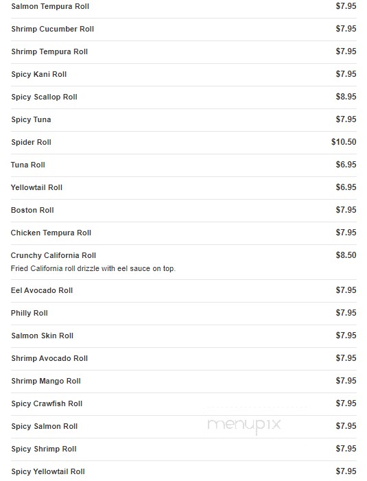 QQ Asian - Livingston, NJ menu_pic