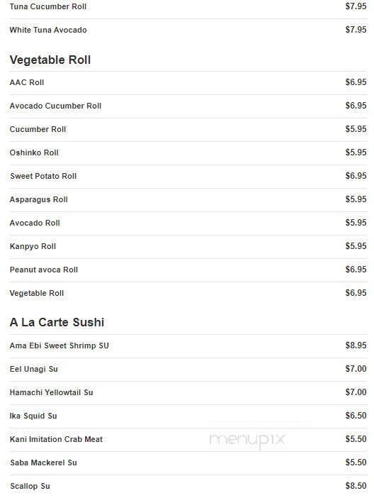 QQ Asian - Livingston, NJ menu_pic