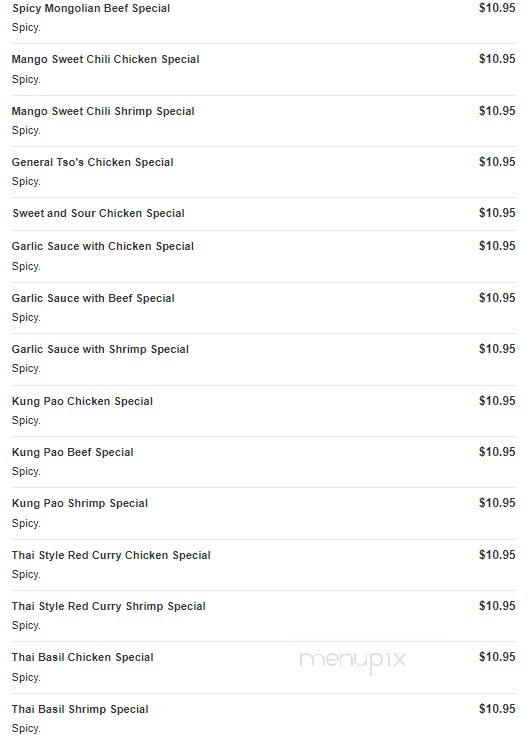 QQ Asian - Livingston, NJ menu_pic