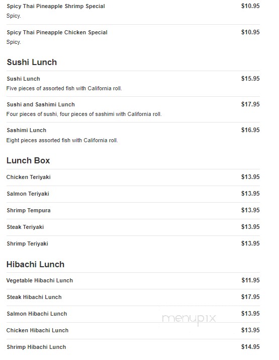 QQ Asian - Livingston, NJ menu_pic