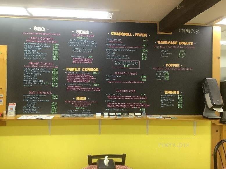 The BBQ Shack - Penn Yan, NY menu_pic