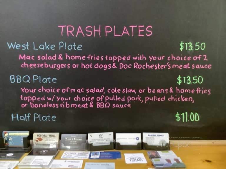 The BBQ Shack - Penn Yan, NY menu_pic