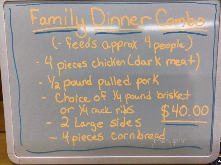 The BBQ Shack - Penn Yan, NY menu_pic