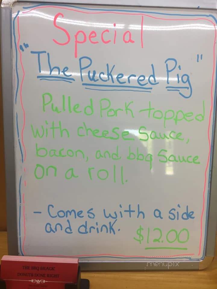 The BBQ Shack - Penn Yan, NY menu_pic