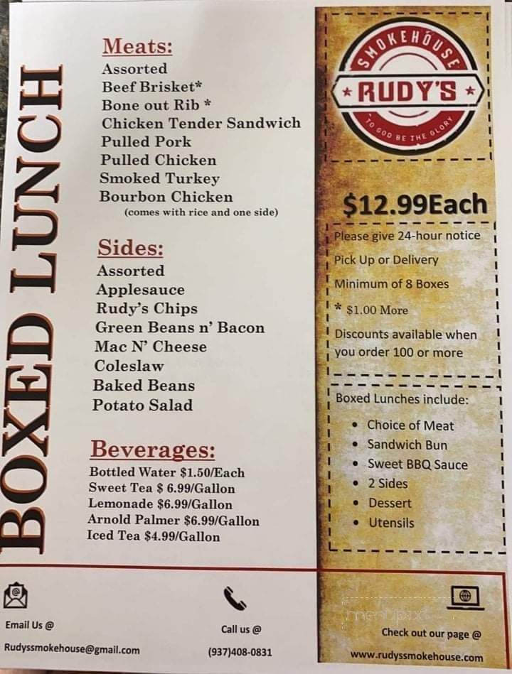 Rudy's Smokehouse Barbeque - Springfield, OH