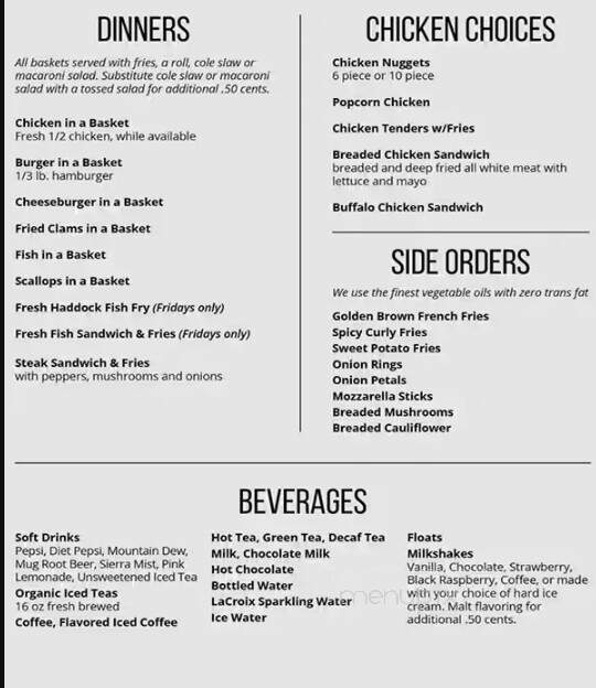 Green Acres Drive In - Dolgeville, NY menu_pic