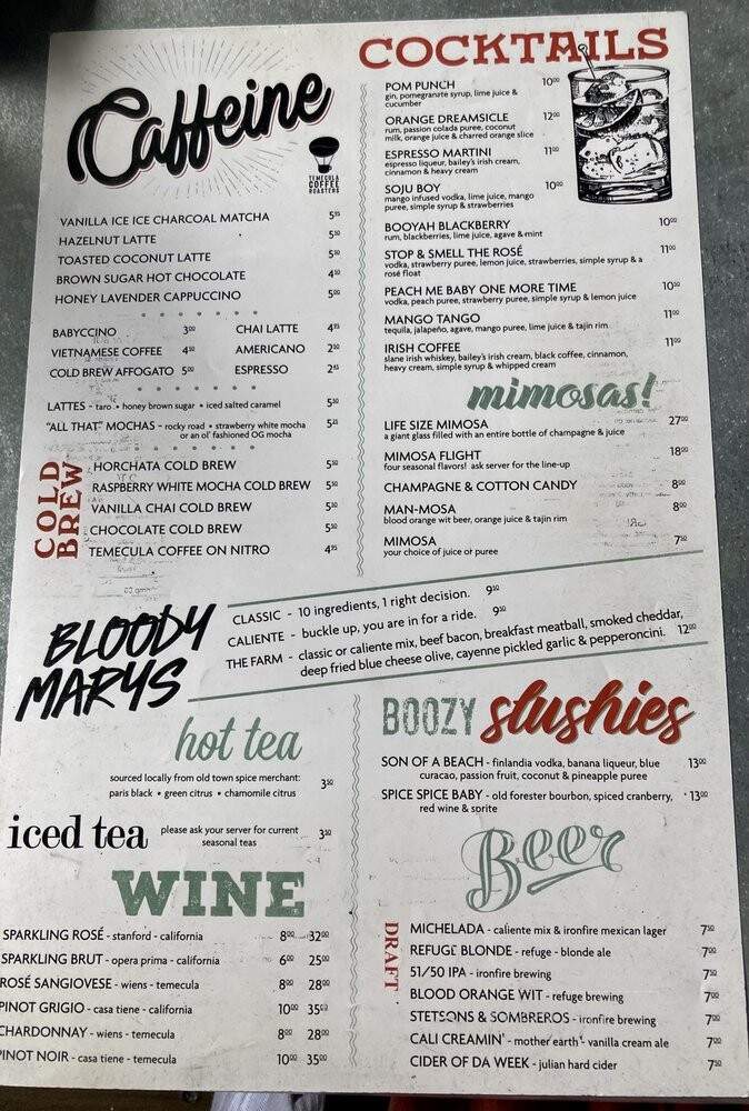 Toast Murrieta - Murrieta, CA menu_pic