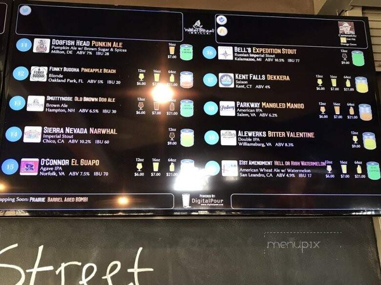 Water Street Grille - Yorktown, VA menu_pic