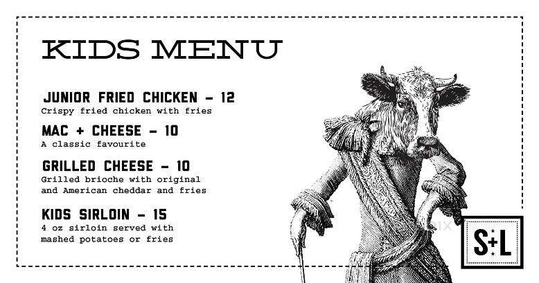 S+L Kitchen & Bar Langley - Langley, BC menu_pic