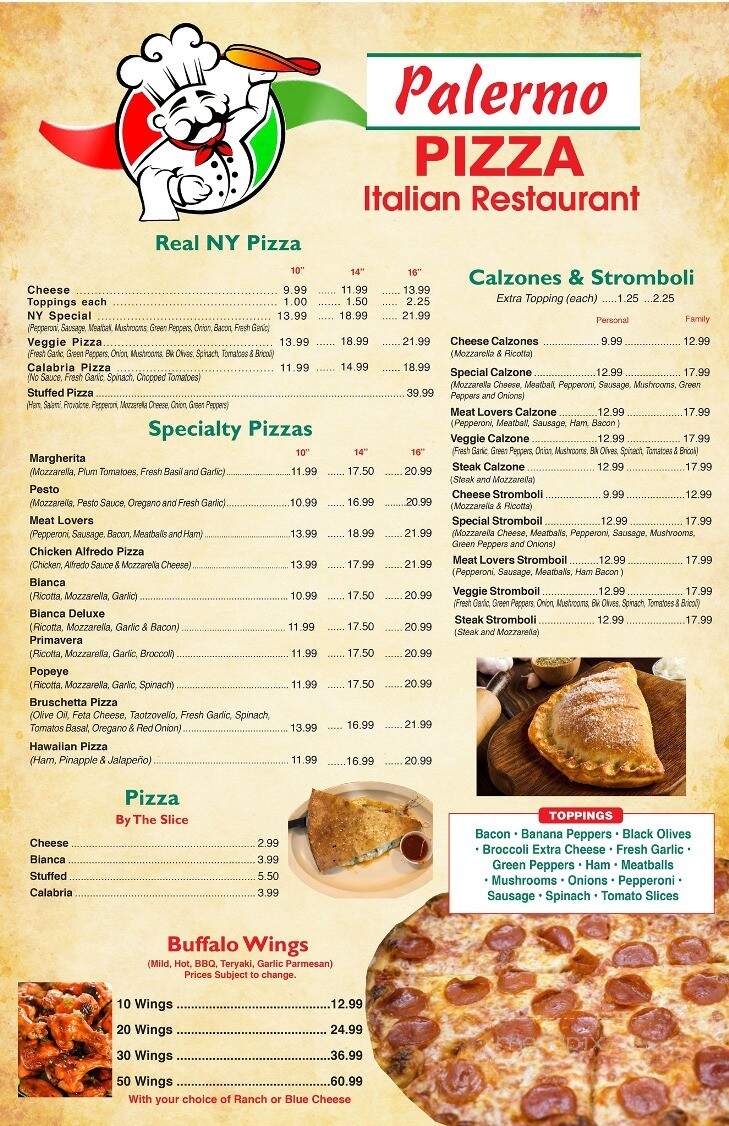 Palermo Pizza - Paisley, FL menu_pic
