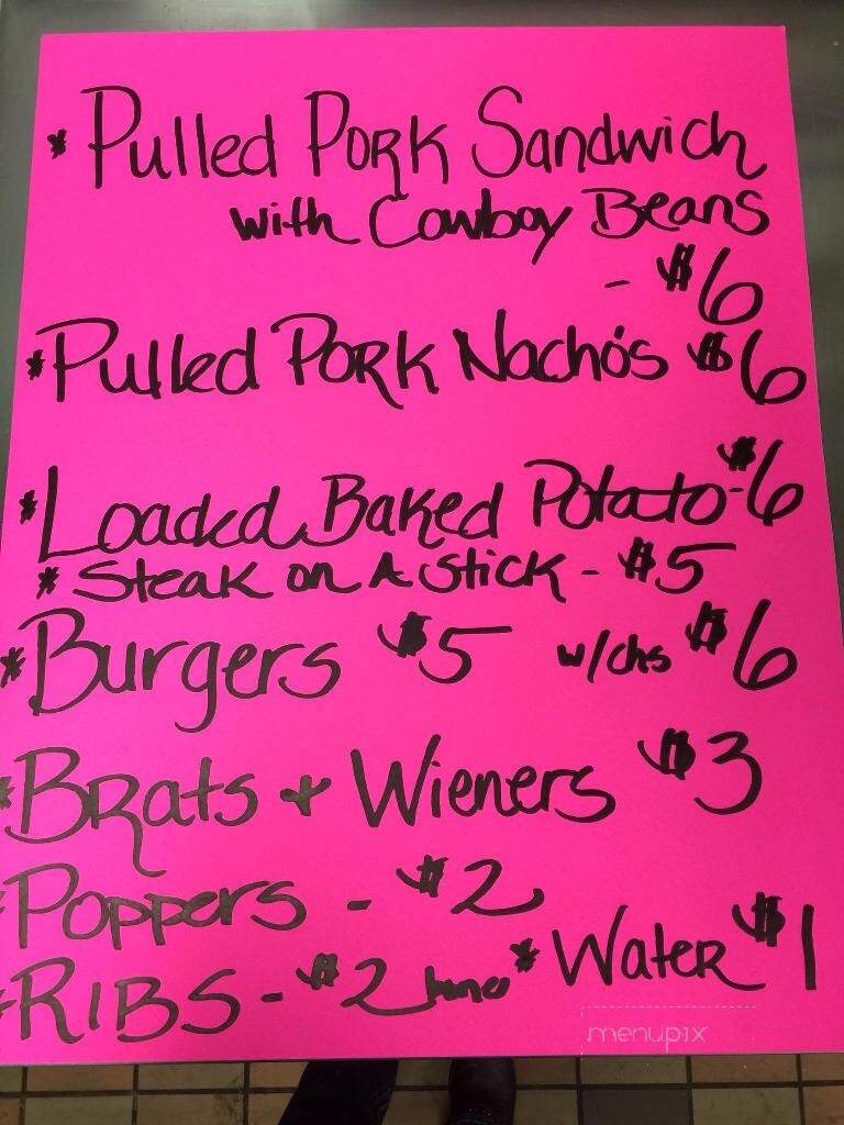 The BBQ Smokehouse - Wadena, MN menu_pic