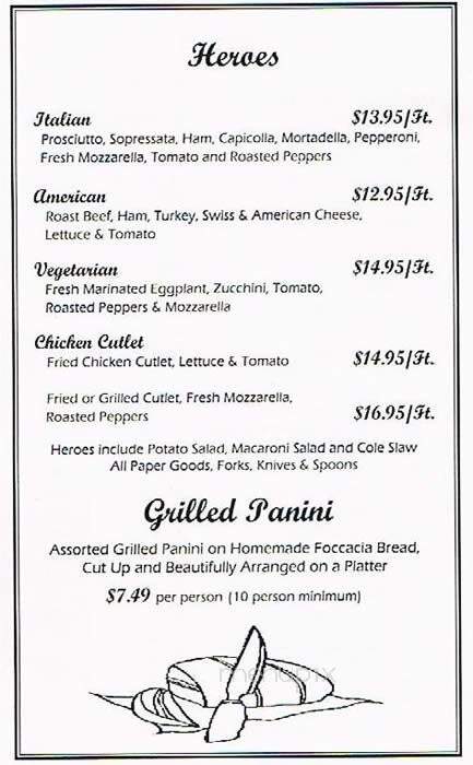 F&L Deli & Catering - Lynbrook, NY menu_pic