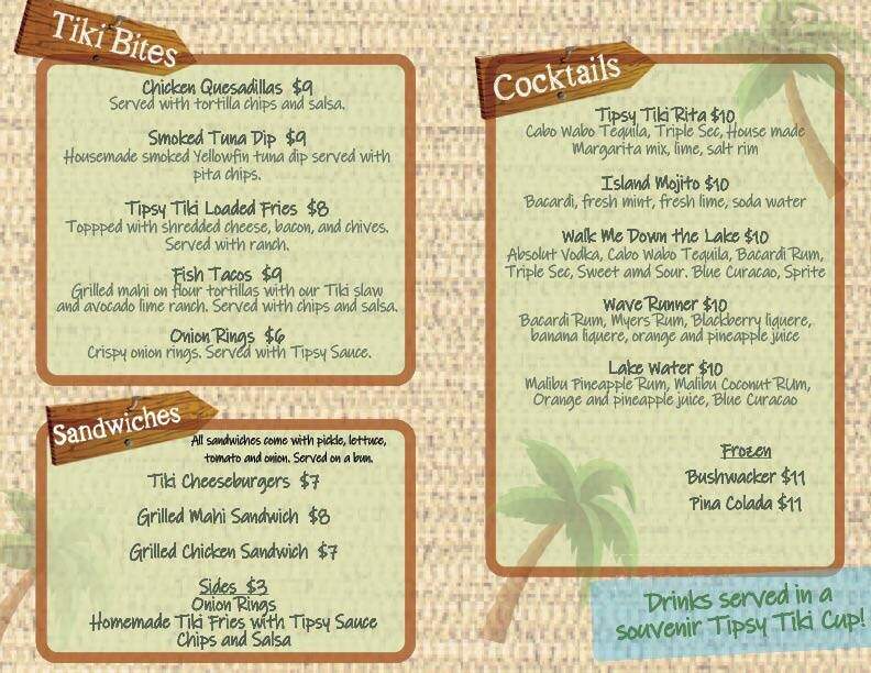The Dock Bar & Grill - Gulfport, MS menu_pic