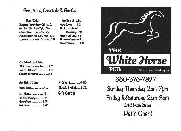 White Horse Pub - Eastsound, WA
