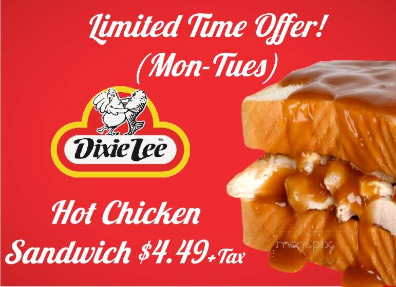 Dixie Lee Chicken - Bancroft, ON menu_pic