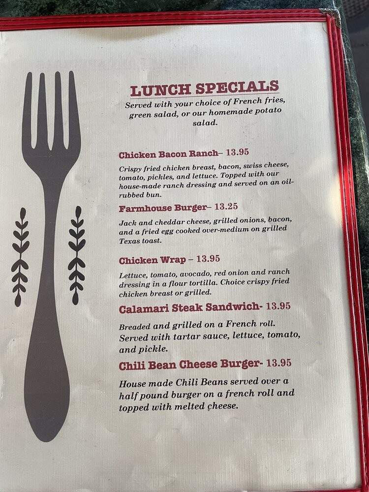 Red Apple Cafe - Fresno, CA menu_pic