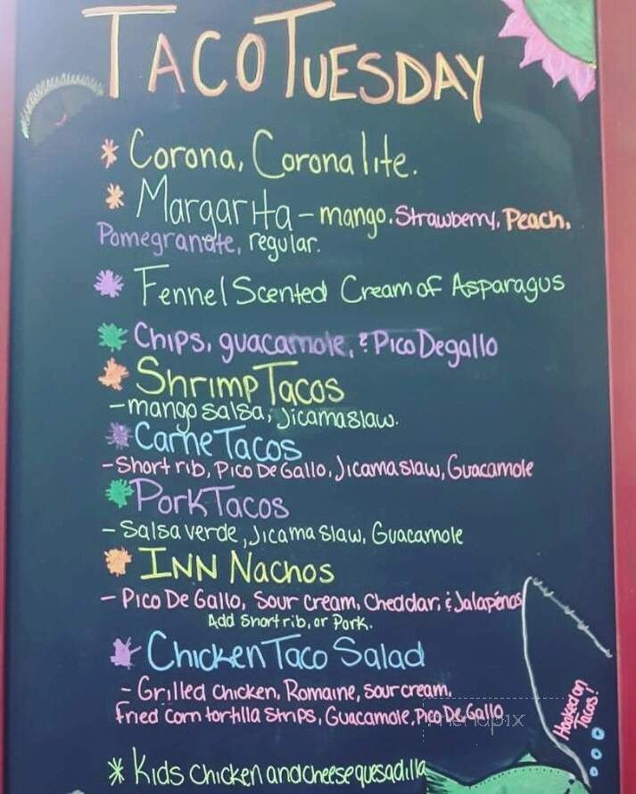 Stottsville Inn - Coatesville, PA menu_pic