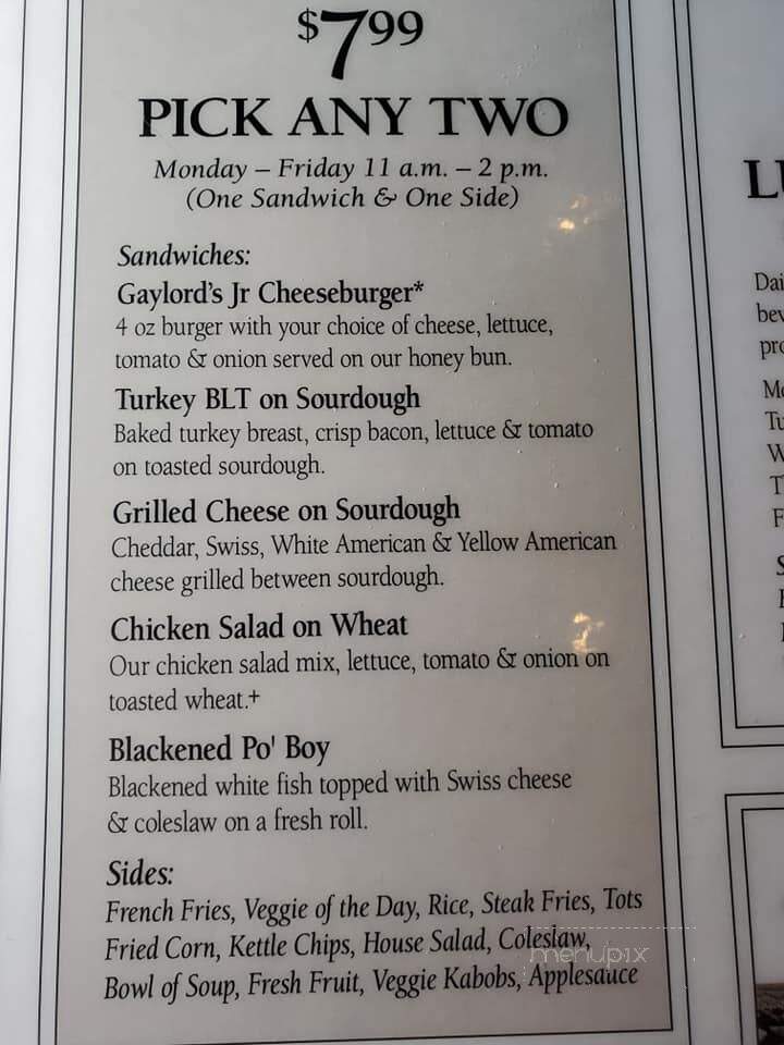 Old Bag of Nails Pub - Toledo, OH menu_pic