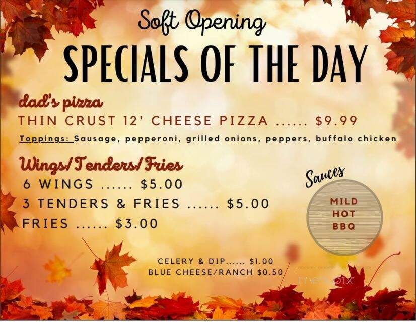 Timbers Pub & Grill - Stroudsburg, PA menu_pic