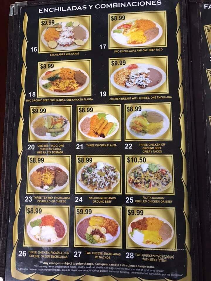 Lindo Mexico Taqueria - Huntsville, TX menu_pic