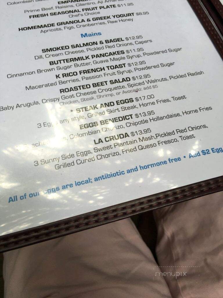 K Rico South American Steakhouse - New York, NY menu_pic