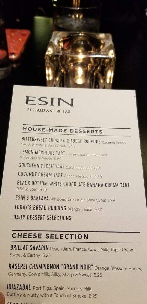 Esin Restaurant & Bar - Danville, CA