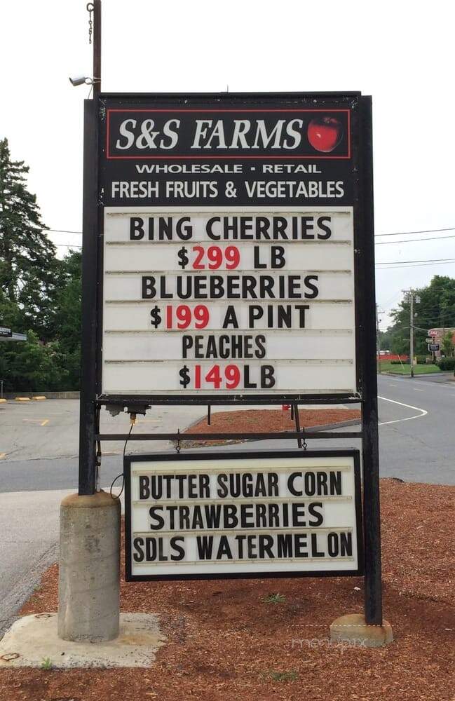 S & S Farms - West Boylston, MA menu_pic