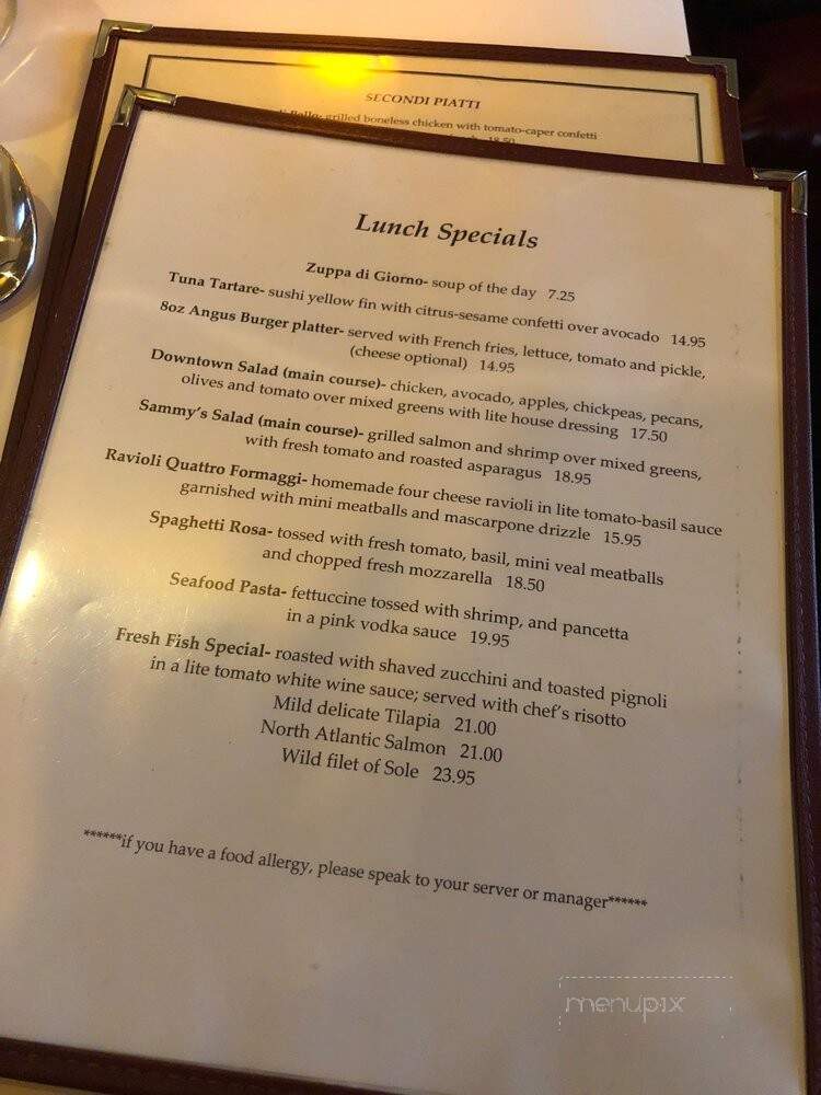 Rosie's Bistro Italiano - Bronxville, NY menu_pic