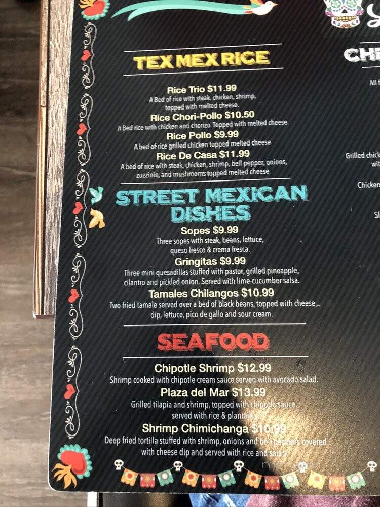 La Catrina - Ellijay, GA menu_pic