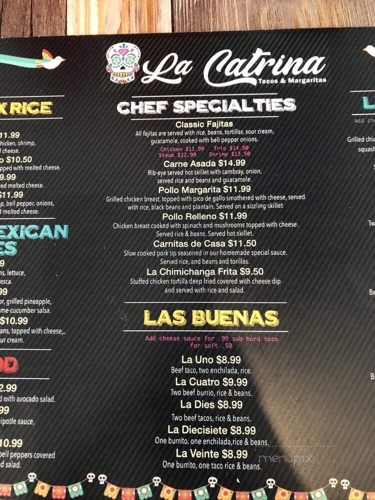 La Catrina - Ellijay, GA menu_pic