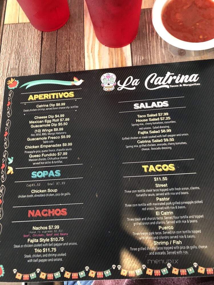 La Catrina - Ellijay, GA menu_pic