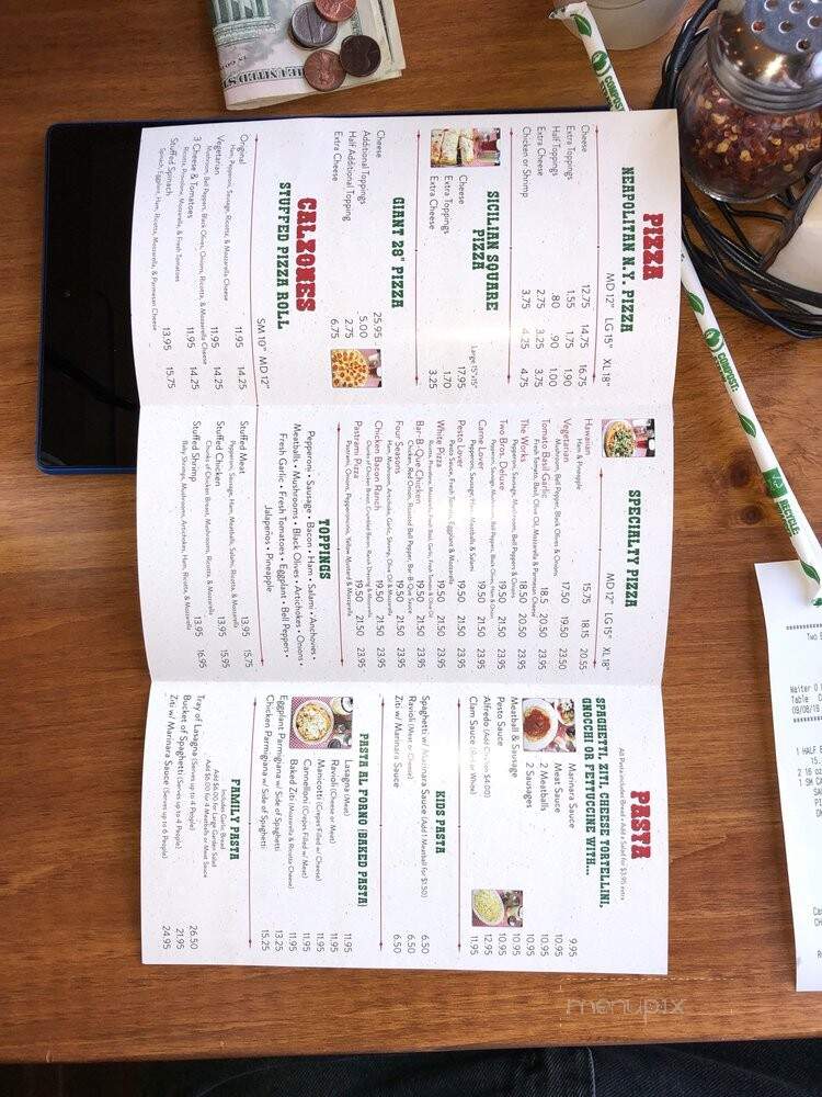 Two Brothers From Italy - Big Pine, CA menu_pic