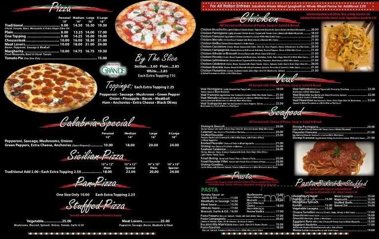 Calabria Pizza & Italian Grill - Absecon, NJ