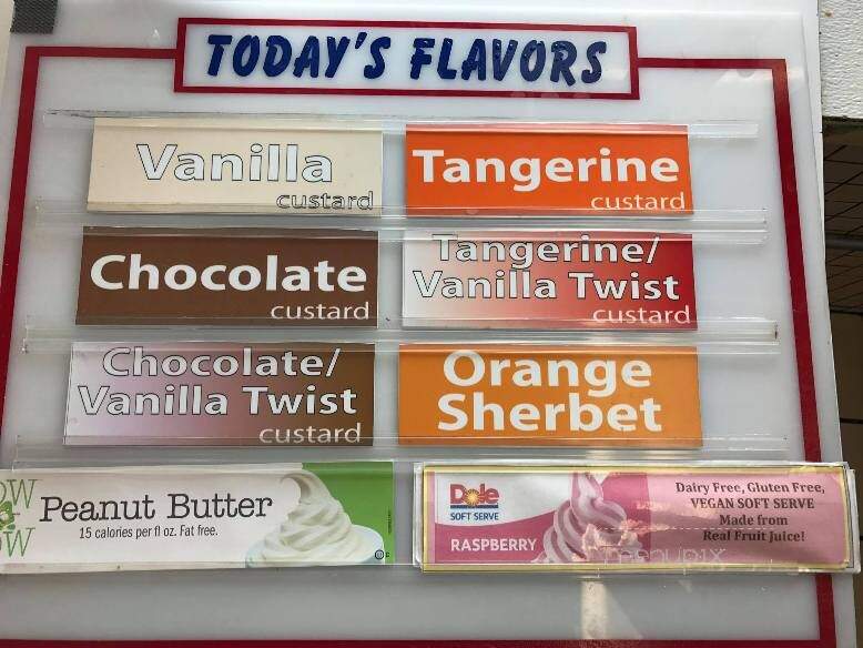 Fran Ceils Custard - Blasdell, NY menu_pic